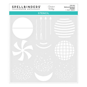 Spellbinders Stencil Balloon Bouquet Designs