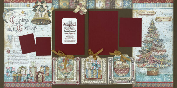 Stamperia Christmas Greetings Triple Layout Kit