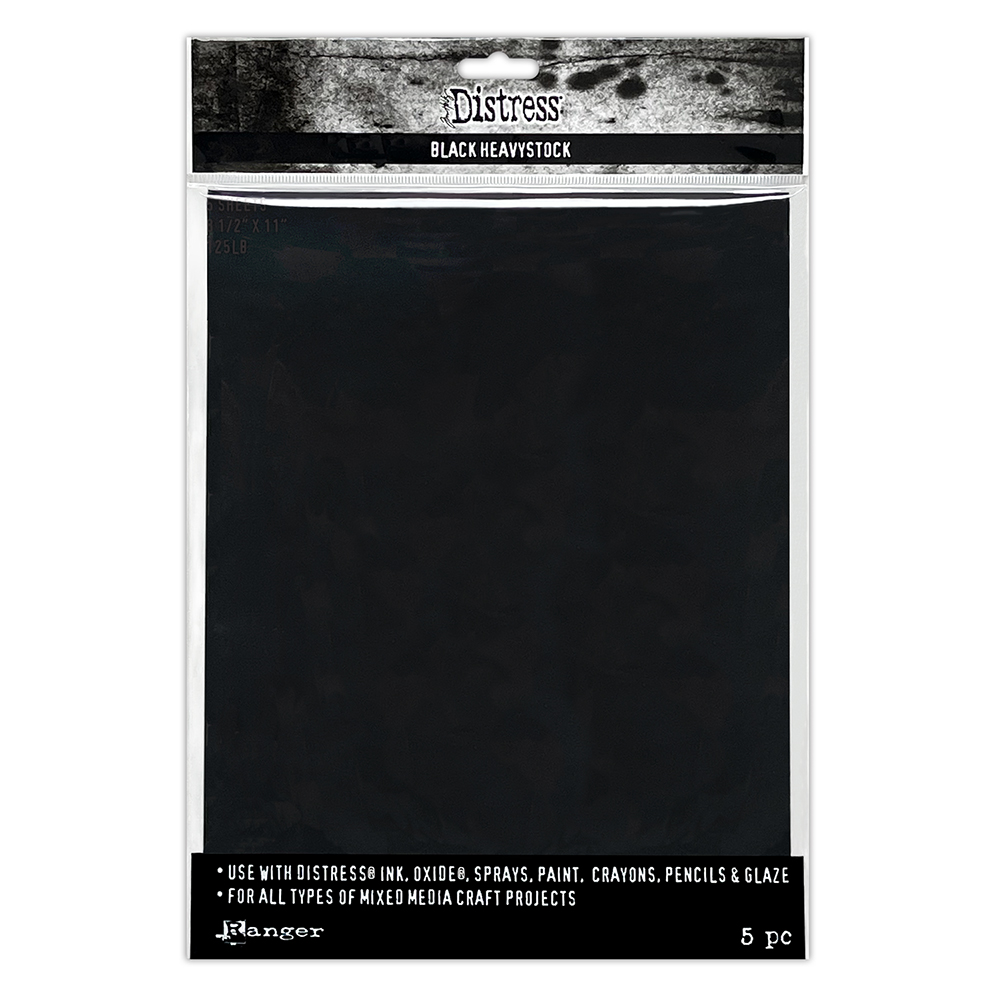 Ranger Tim Holtz Distress Black Heavystock 8.5×11