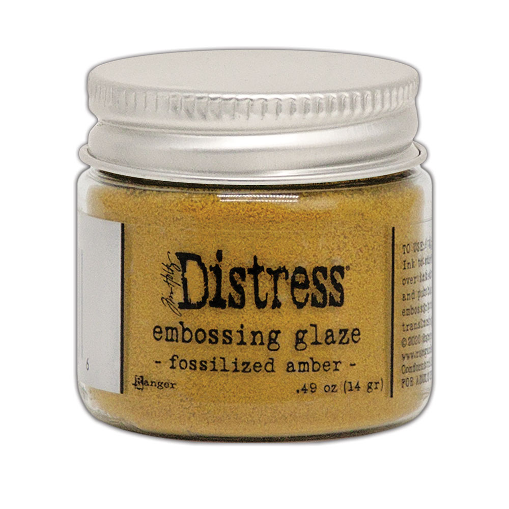 Ranger Tim Holtz Distress Embossing Glaze Fossilized Amber