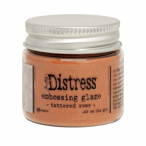 Ranger Tim Holtz Distress Embossing Glaze Tattered Rose