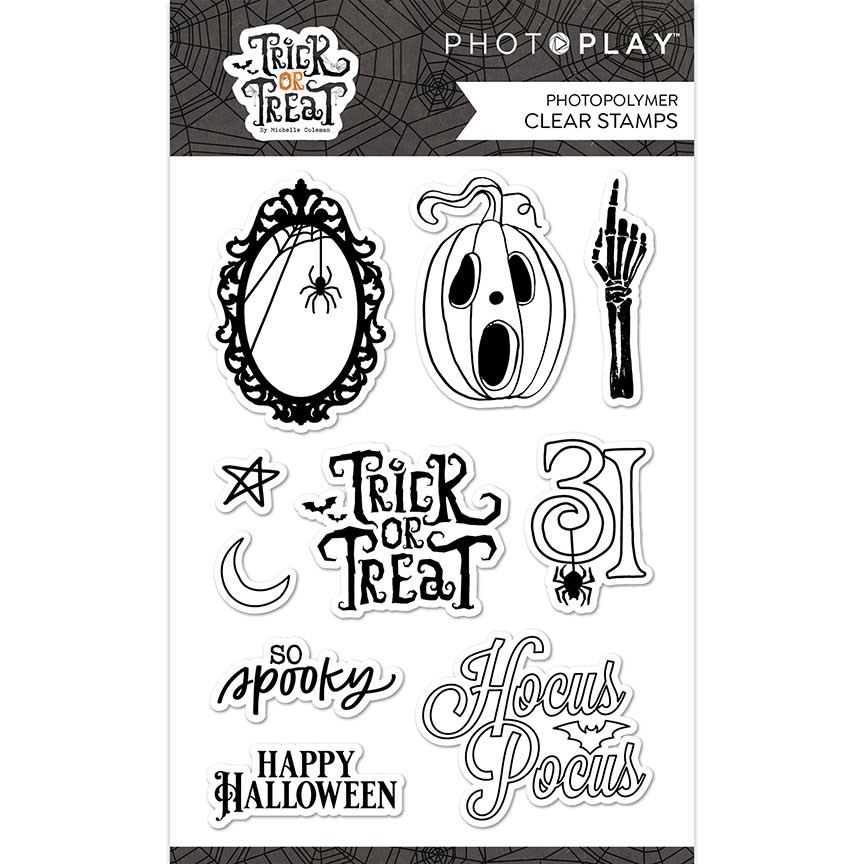 Photo Play Trick or Treat Stamps