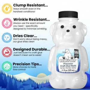 BEARLY ART PRECISION CRAFT GLUE THE REFILL 11 OZ