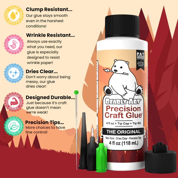 BEARLY ART PRECISION CRAFT GLUE THE ORIGINAL