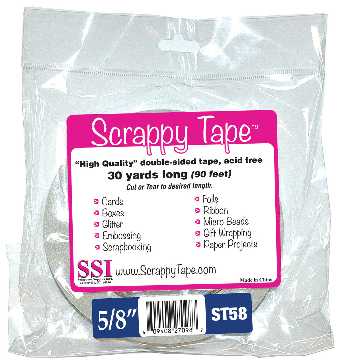 SCRAPPY TAPE 5/8″ TAPE X 30 YARDS