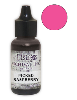 Ranger Tim Holtz Archival Distress Reinker Picked Raspberry