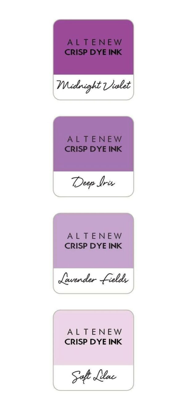 Altenew Mini Crisp Dye Ink Cube Shades of Purple