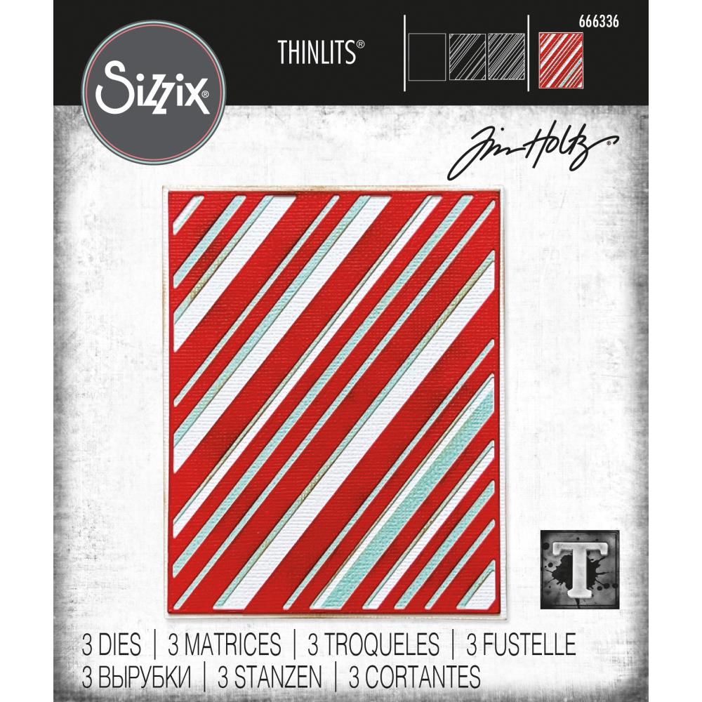 SIZZIX TIM HOLTZ DIE LAYERED STRIPES