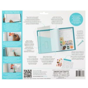 WE R MEMORY KEEPERS STICKY FOLIO TEAL