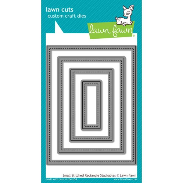 LAWN FAWN DIE SMALL RECTANGLE STITCHED STACK