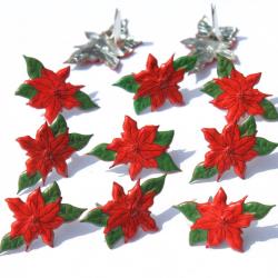 EYELET OUTLET POINSETTIA FLOWERS