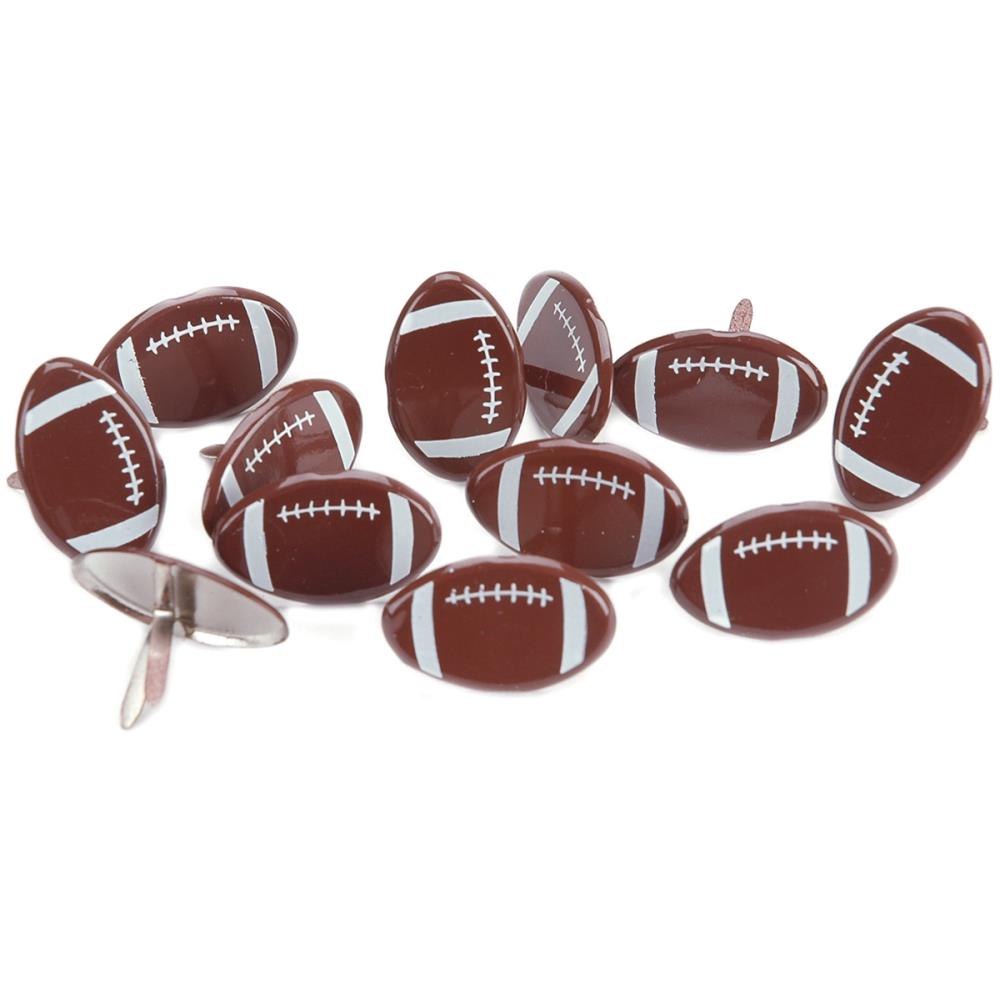 EYELET OUTLET BRADS FOOTBALL