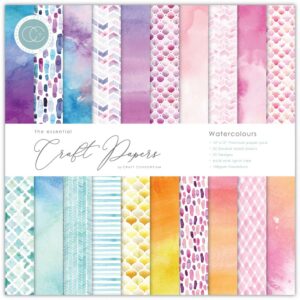 CRAFTERS CONSORTIUM CRAFT PAPER 12X12 WATERCOLOUR