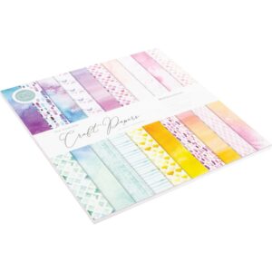 CRAFTERS CONSORTIUM CRAFT PAPER 12X12 WATERCOLOUR