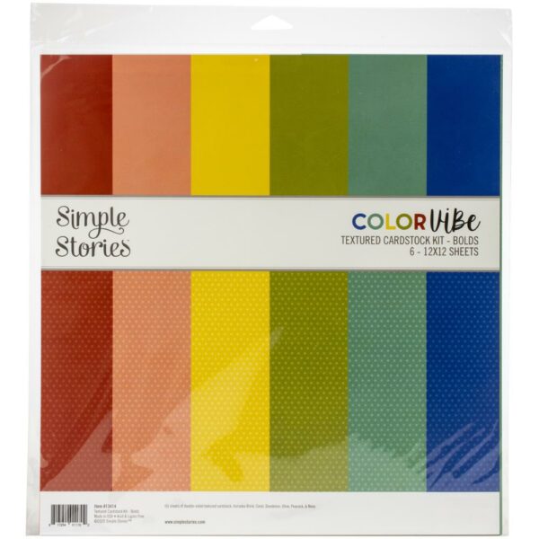 SIMPLE STORIES COLOR VIBE COLLECTION BOLDS