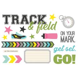 SIMPLE STORIES PAGE PIECES TRACK & FIELD