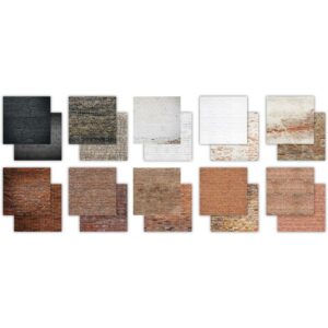 CRAFTERS CONSORTIUM 6X6 BRICK TEXTURES