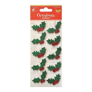 LITTLE BIRDIE CHRISTMAS HOLLY BERRY STICKER