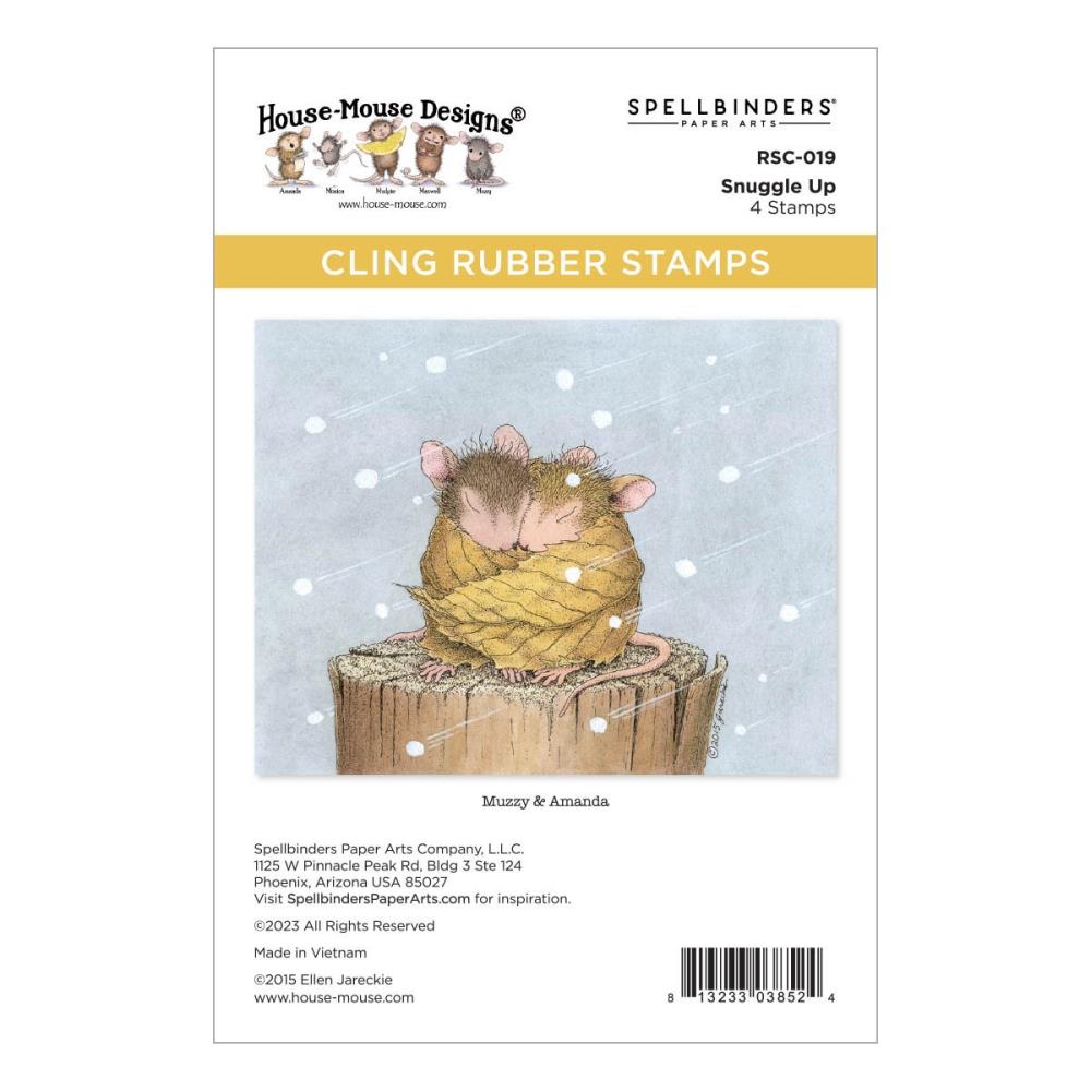 Spellbinders House Mouse Stamp Snuggle Up