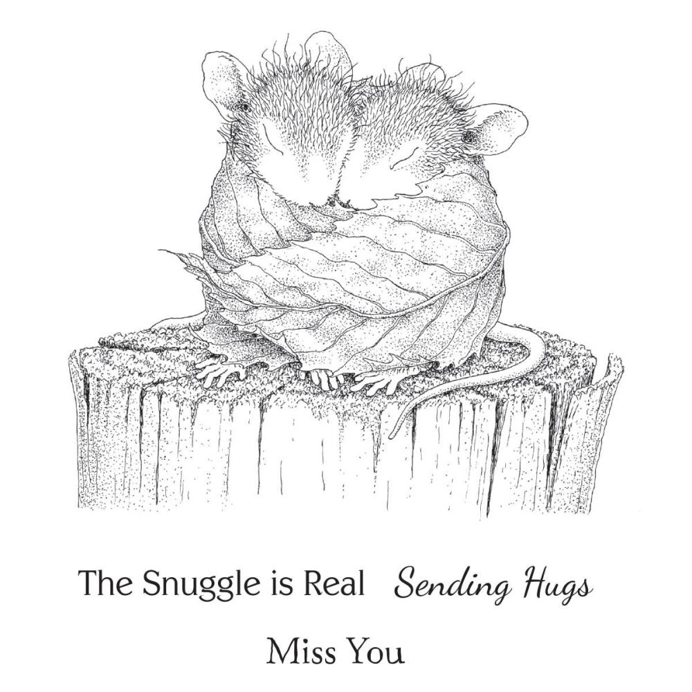 Spellbinders House Mouse Stamp Snuggle Up