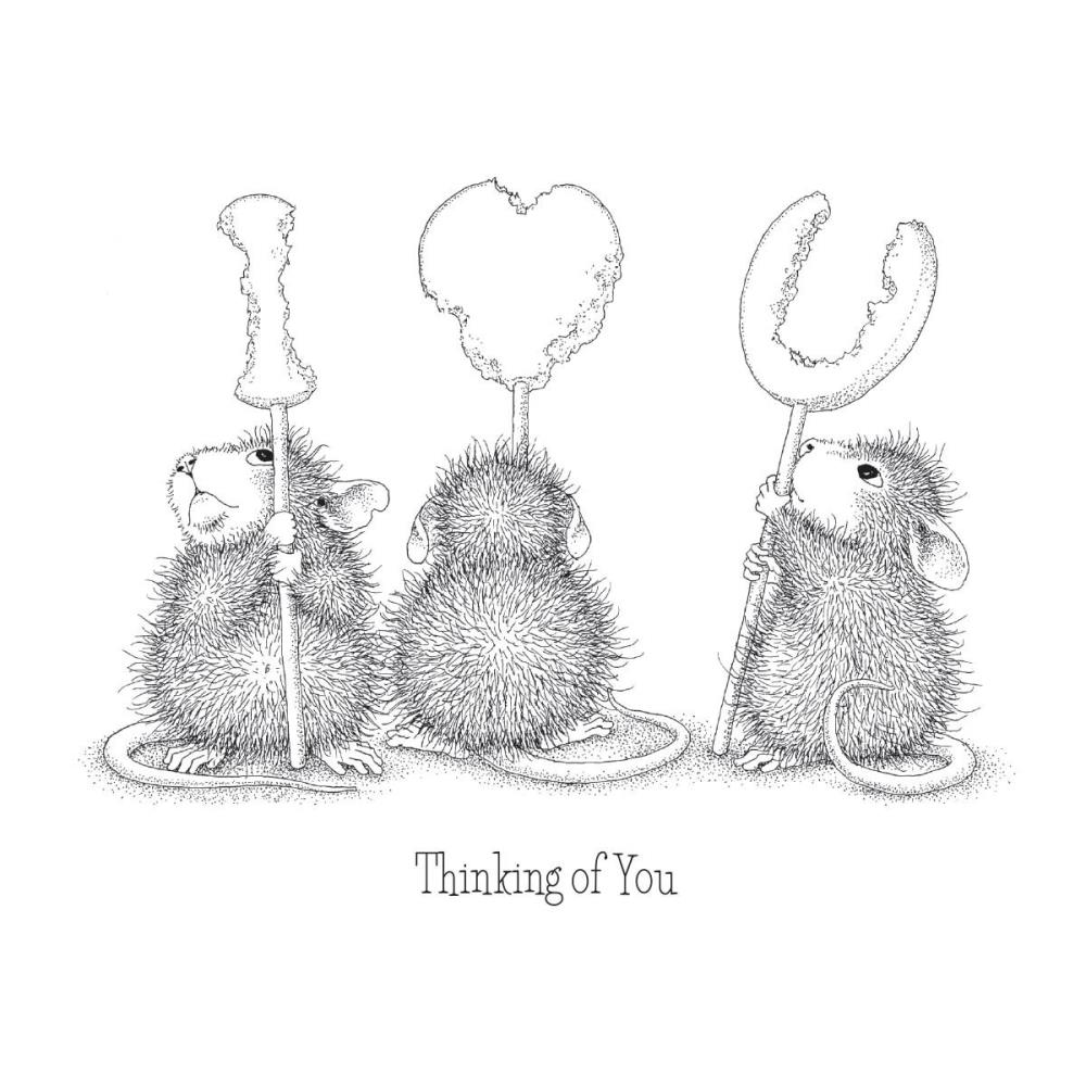 Spellbinders House Mouse Stamp We Heart You