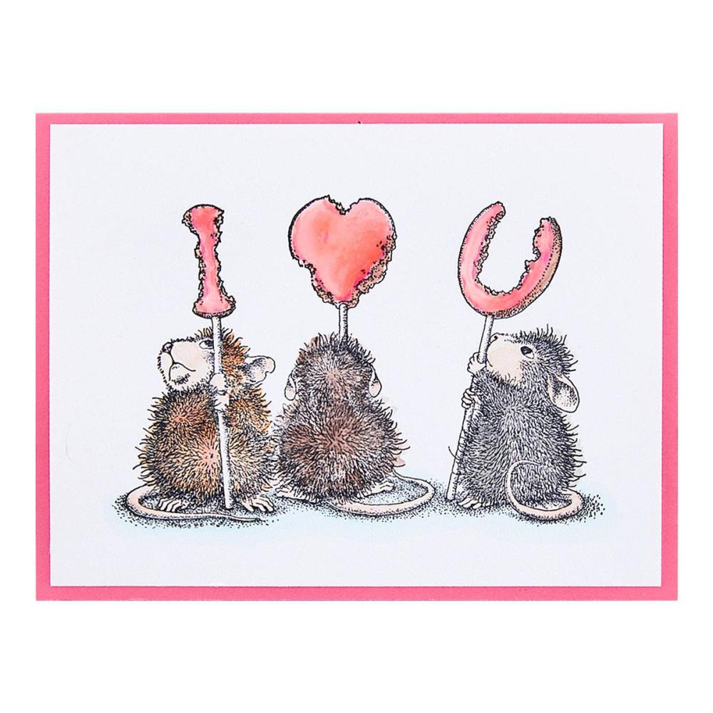 Spellbinders House Mouse Stamp We Heart You