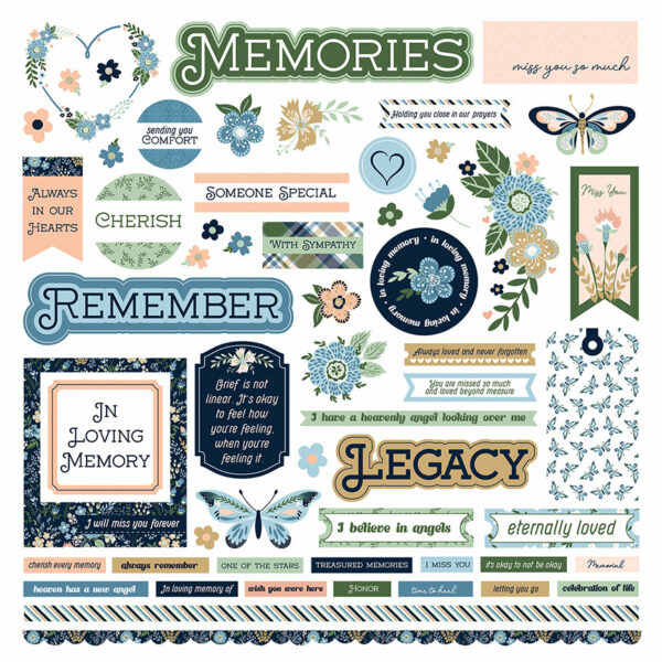 Photo Play in Loving Memory Element Sticker