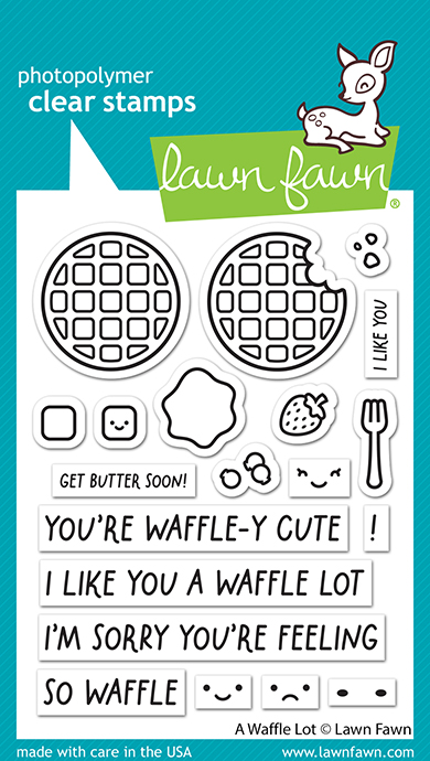 LAWN FAWN STAMP A WAFFLE LOT