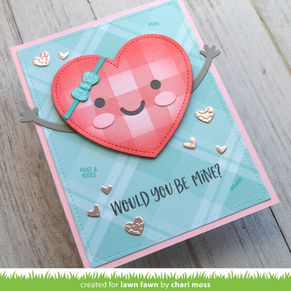 LAWN FAWN DIE STITCHED HAPPY HEART