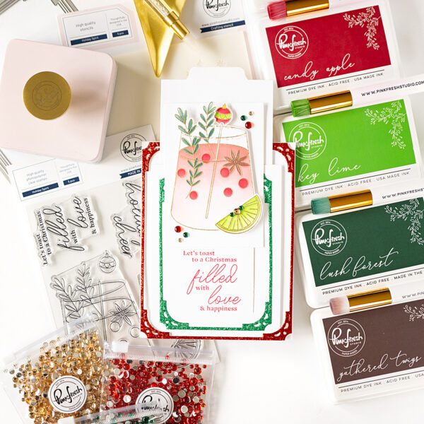 Pinkfresh Stamp Holiday Spirit