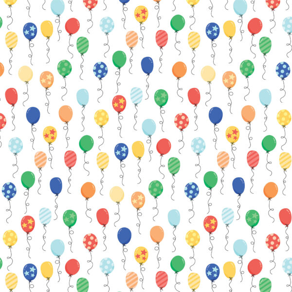 Echo Park Make A Wish Birthday Boy 12X12 Party Time Balloons