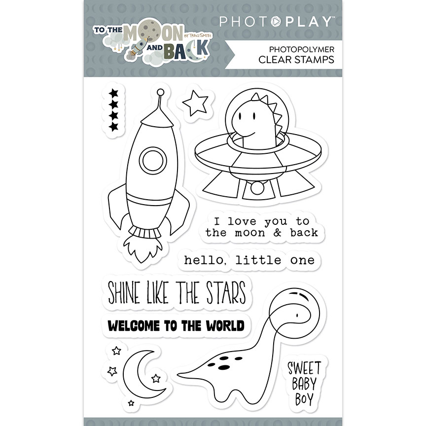 Photo Play To the Moon and Back Stamps