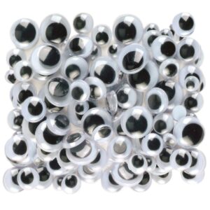 WIGGLE EYES 7MM TO 15MM BLACK