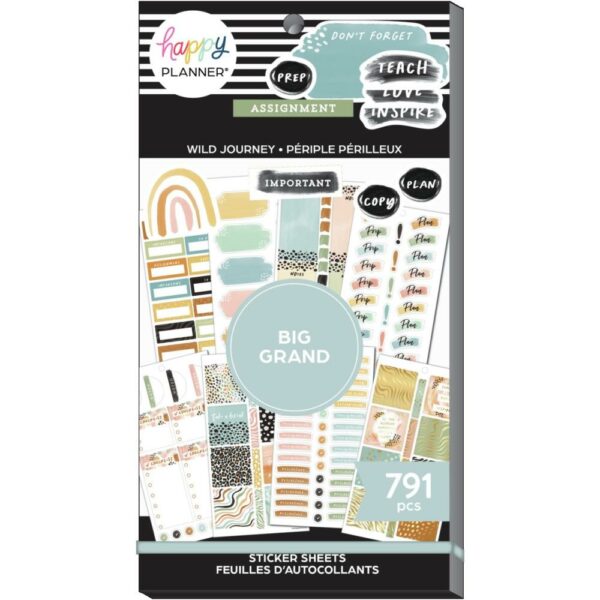 HAPPY PLANNER STICKERS WILD JOURNEY