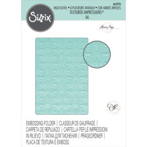 SIZZIX GEOMETRIC CRYSTALS MULTI LEVEL EMBOSSING FOLDER