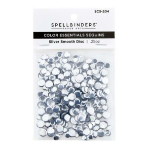 SPELLBINDERS SEQUINS SMOOTH DISC SILVER