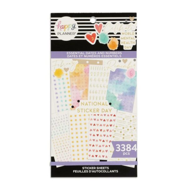 HAPPY PLANNER STICKERS ESSENTIAL DATES AND NUMBERS