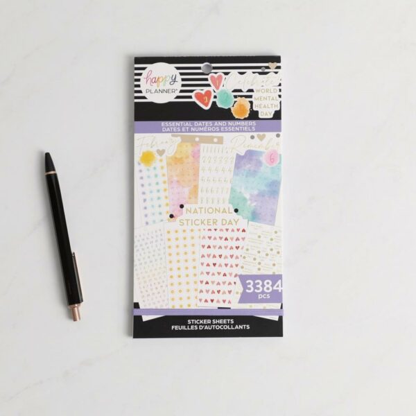 HAPPY PLANNER STICKERS ESSENTIAL DATES AND NUMBERS