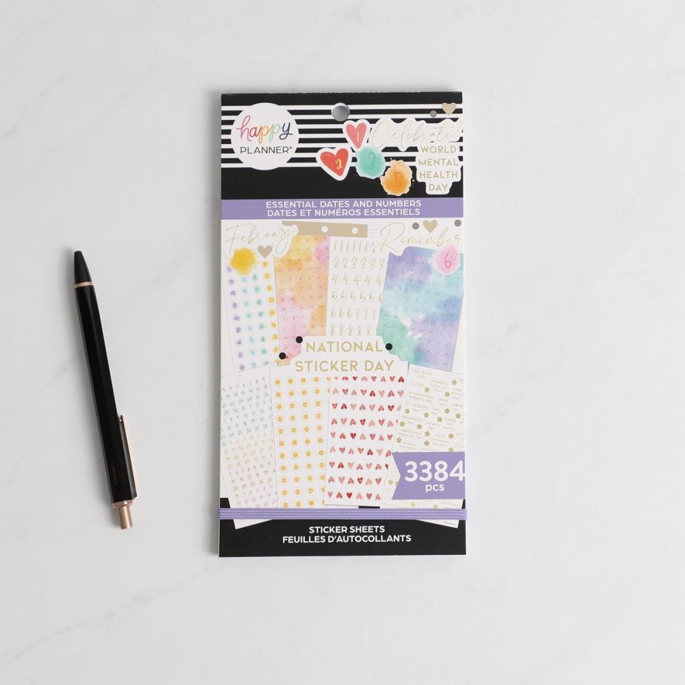 HAPPY PLANNER STICKERS ESSENTIAL DATES AND NUMBERS