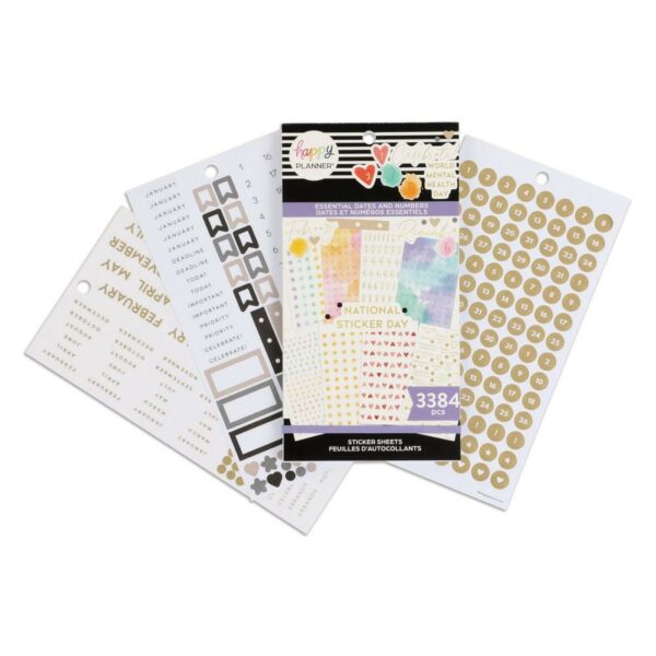 HAPPY PLANNER STICKERS ESSENTIAL DATES AND NUMBERS