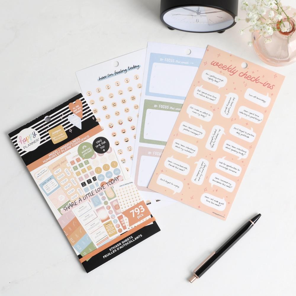 HAPPY PLANNER STICKERS MOOD + MINDFULNESS