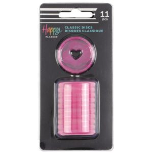 HAPPY PLANNER EXPANDER DISCS BERRY PINK