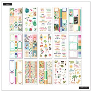 HAPPY PLANNER STICKERS BRIGHT TRAVELS