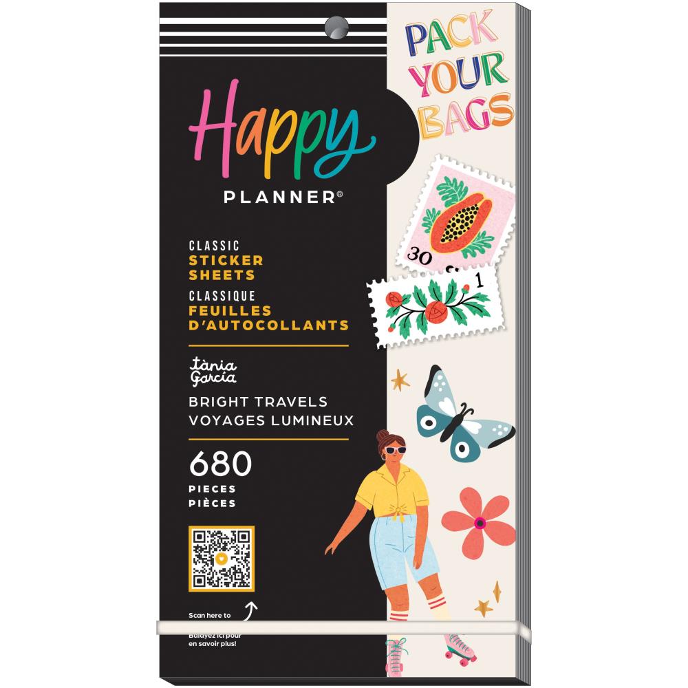 HAPPY PLANNER STICKERS BRIGHT TRAVELS