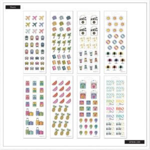 HAPPY PLANNER STICKERS SUMMER BUCKET LIST