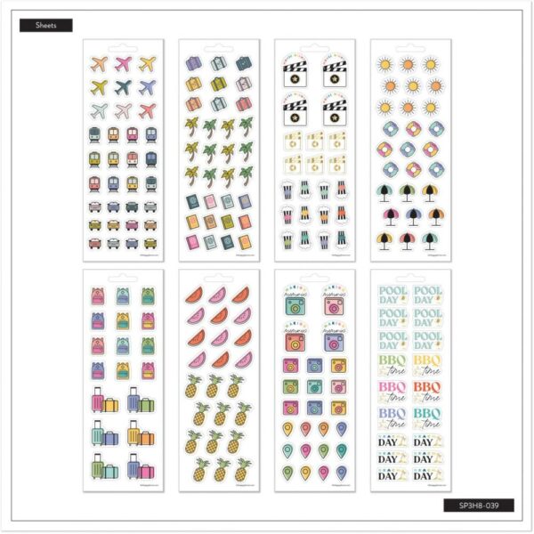 HAPPY PLANNER STICKERS SUMMER BUCKET LIST