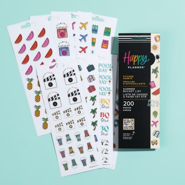 HAPPY PLANNER STICKERS SUMMER BUCKET LIST