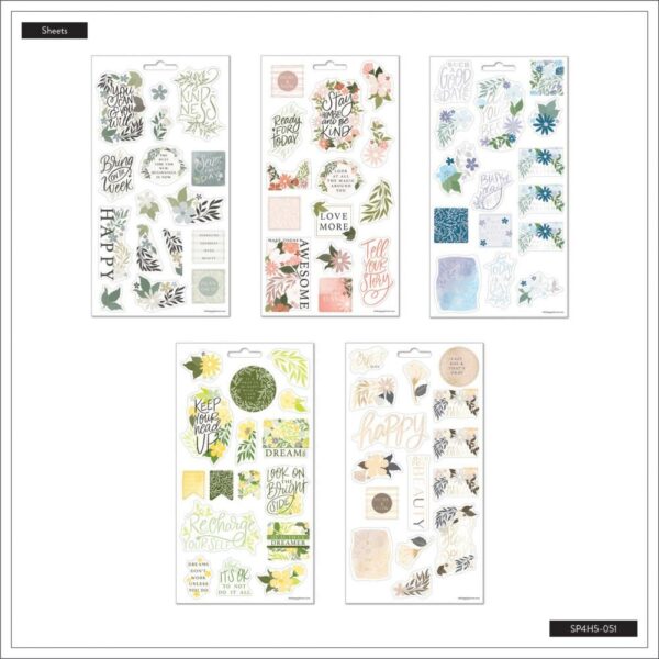 HAPPY PLANNER STICKER SHEETS COLOR STORY