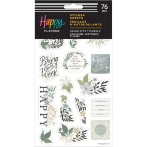 HAPPY PLANNER STICKER SHEETS COLOR STORY