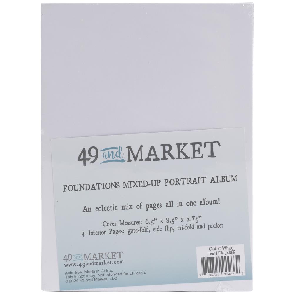 49 & MARKET FOUNDATIONS MIXED-UP PORTRAIT WHITE